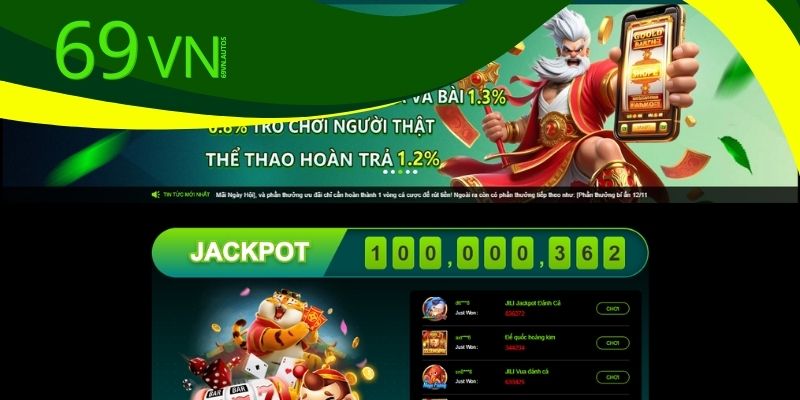 69VN triển khai nhiều chương trình hoàn tiền